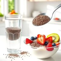 دانه چیا برای لاغری شکم و پهلو چگونه استفاده کنیم