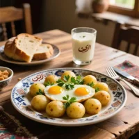 طرز تهیه نرگسی سیب زمینی