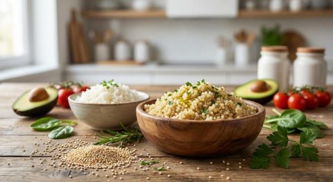 خاویار گیاهی(دانه کینوا) بمب انرژی‌ای که باید فورا جایگزین برنجت کنی! 🍚❌