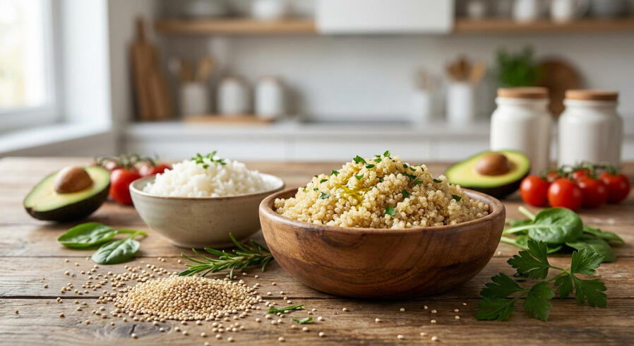 خاویار گیاهی(دانه کینوا) بمب انرژی‌ای که باید فورا جایگزین برنجت کنی! 🍚❌